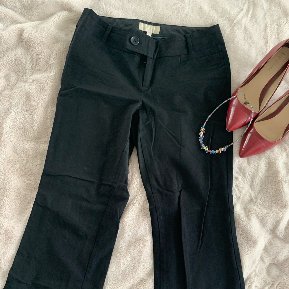 Wide Legged Black Trousers
